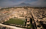 Southern Italy - Pompeii, a historical town destroyed by lava and rediscovered during pipe works